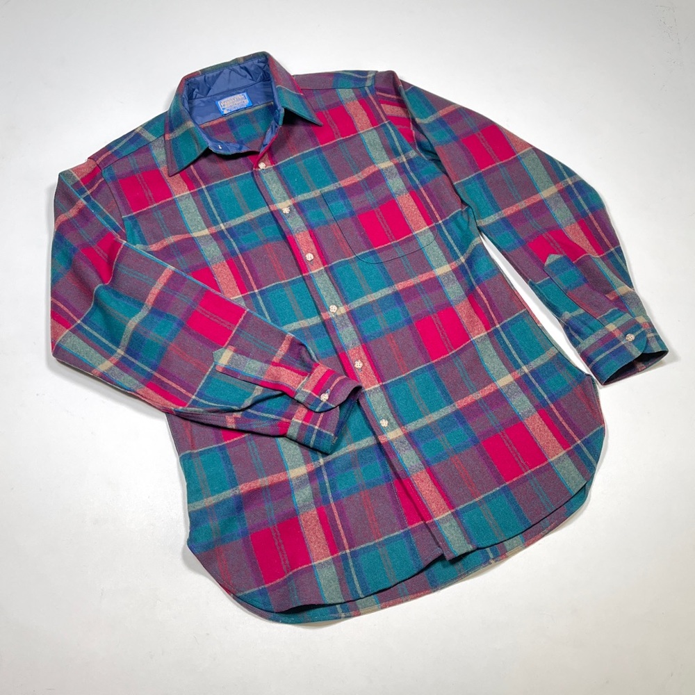 Pendleton Wool Button Down Shirt M - image 1